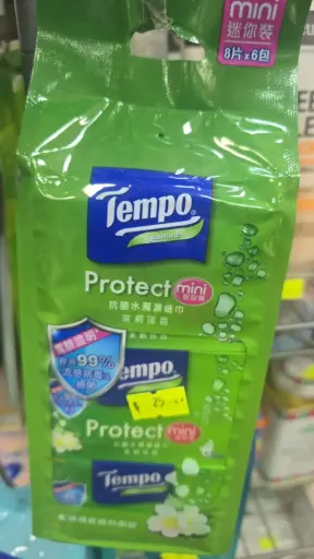 Tempo 抗菌水潤濕紙巾